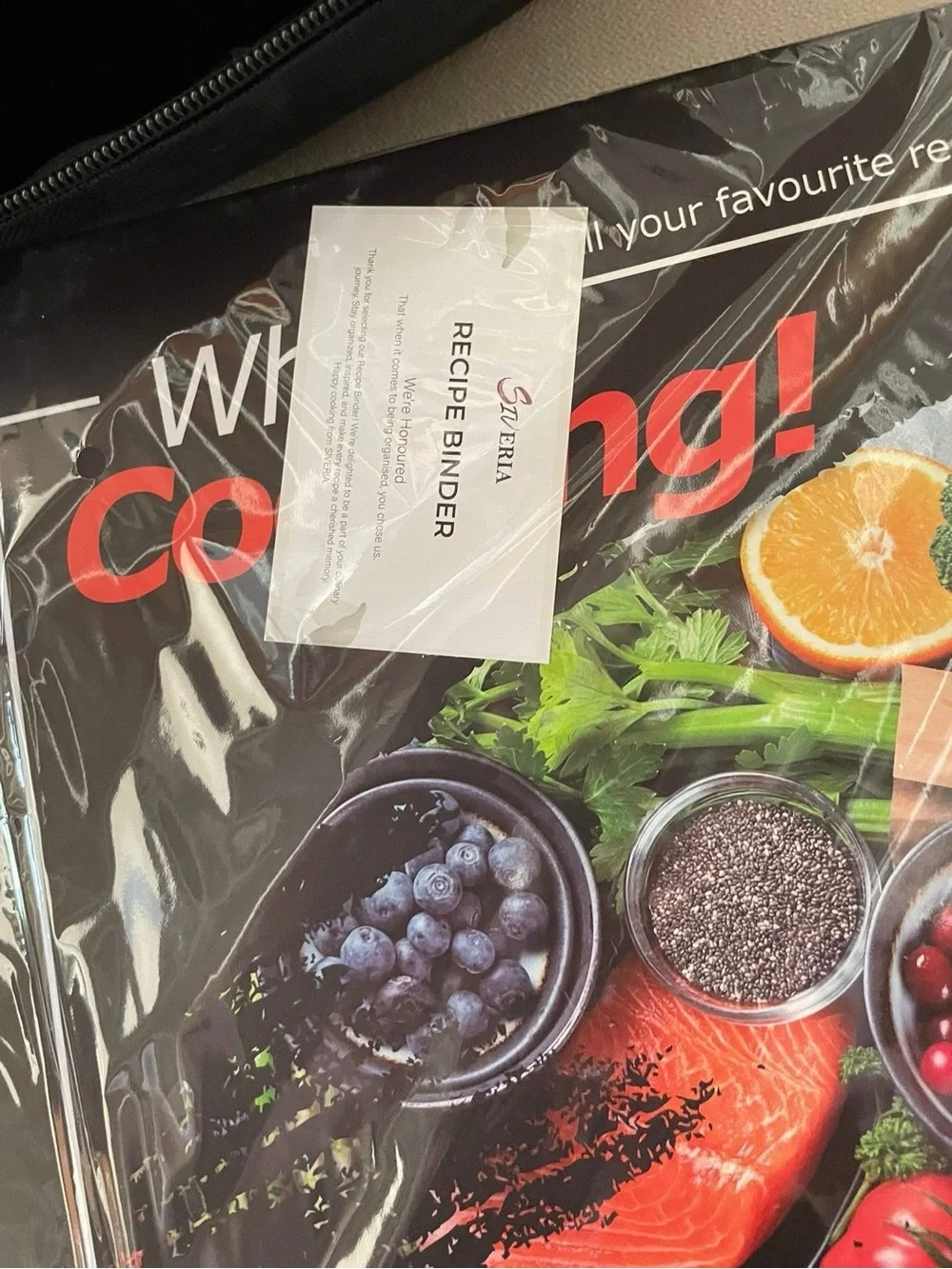 Cookery Hardcover Recipe Collection - Colorful Vegetable Cover